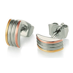 Boccia Titanium Pozlacené titanové náušnice 05006-04