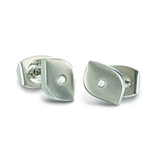 Boccia Titanium Titanové náušnice s diamantem 05008-02