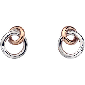 Hot Diamonds Náušnice Eternity Interlocking Stud DE309