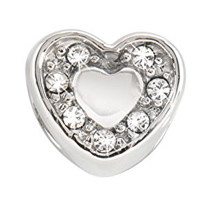 Morellato Ocelový přívěsek Drops Heart Crystals SCZ126
