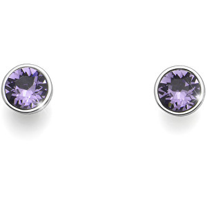 Oliver Weber Náušnice Giant Round Tanzanite 22379-539