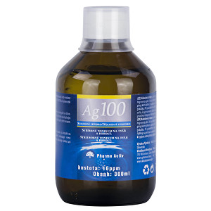 Pharma Activ Koloidné striebro Ag100 (10 ppm) 300 ml