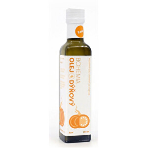 Zobrazit detail výrobku BohemiaOlej Dýňový olej 250ml Zobrazit detail výrobku BohemiaOlej Dýňový olej 250ml