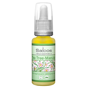 Saloos Bio regeneračný pleťový olej - Tea Tree -Manuka 20 ml