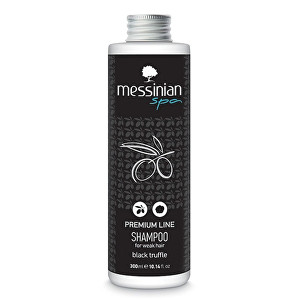 Zobrazit detail výrobku Messinian Spa Šampón pro oslabené vlasy s černým lanýžem 300 ml Zobrazit detail výrobku Messinian Spa Šampón pro oslabené vlasy s černým lanýžem 300 ml