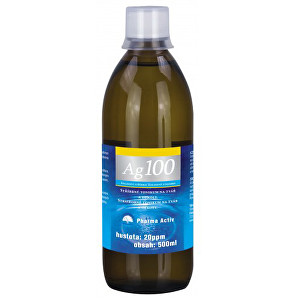 Pharma Activ Koloidné striebro Ag 100 (20 ppm) 500 ml