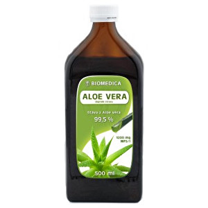 Zobrazit detail výrobku Biomedica Aloe vera přírodní šťáva 99.5% 500ml Zobrazit detail výrobku Biomedica Aloe vera přírodní šťáva 99.5% 500ml