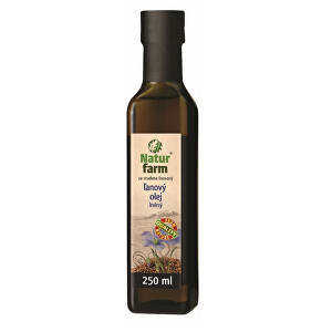 Natur farm Ľanový olej 0,25 l