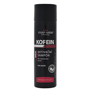 Zobrazit detail výrobku Vivapharm Kofein a keratin Aktivační šampon pro muže 200 ml Zobrazit detail výrobku Vivapharm Kofein a keratin Aktivační šampon pro muže 200 ml