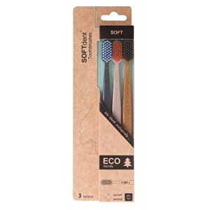 Zobrazit detail výrobku SOFTdent ECO zubní kartáček soft 3 ks Zobrazit detail výrobku SOFTdent ECO zubní kartáček soft 3 ks