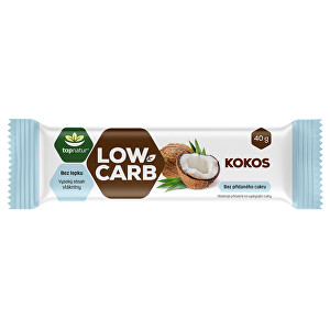 Zobrazit detail výrobku Topnatur LOW CARB tyčinka Kokos 40 g Zobrazit detail výrobku Topnatur LOW CARB tyčinka Kokos 40 g