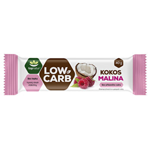 Zobrazit detail výrobku Topnatur LOW CARB tyčinka Kokos & Malina 40 g Zobrazit detail výrobku Topnatur LOW CARB tyčinka Kokos & Malina 40 g