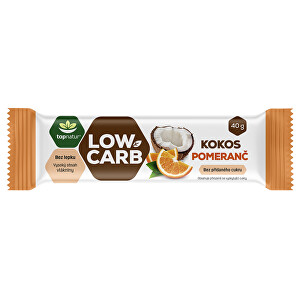 Zobrazit detail výrobku Topnatur LOW CARB tyčinka Kokos & Pomeranč 40 g Zobrazit detail výrobku Topnatur LOW CARB tyčinka Kokos & Pomeranč 40 g