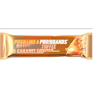 Zobrazit detail výrobku PRO!BRANDS Protein Bar 45 g - toffee/karamel Zobrazit detail výrobku PRO!BRANDS Protein Bar 45 g - toffee/karamel