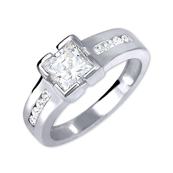 Brilio Silver Stříbrný zásnubní prsten 426 001 00416 04 61 mm