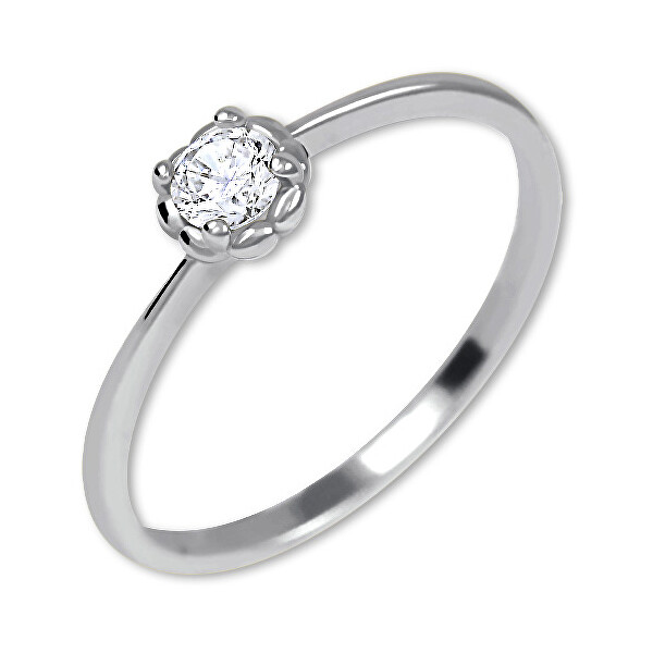 Brilio Silver Stříbrný prsten s krystalem 426 001 00538 04 52 mm