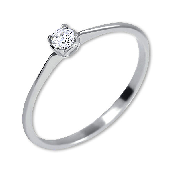 Brilio Silver Stříbrný zásnubní prsten 426 001 00540 04 54 mm