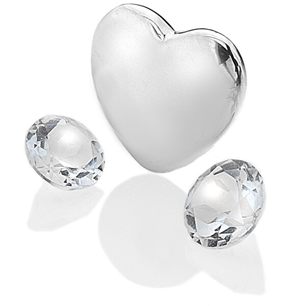 Hot Diamonds Element srdce s čirými topazy Anais Duben EX123
