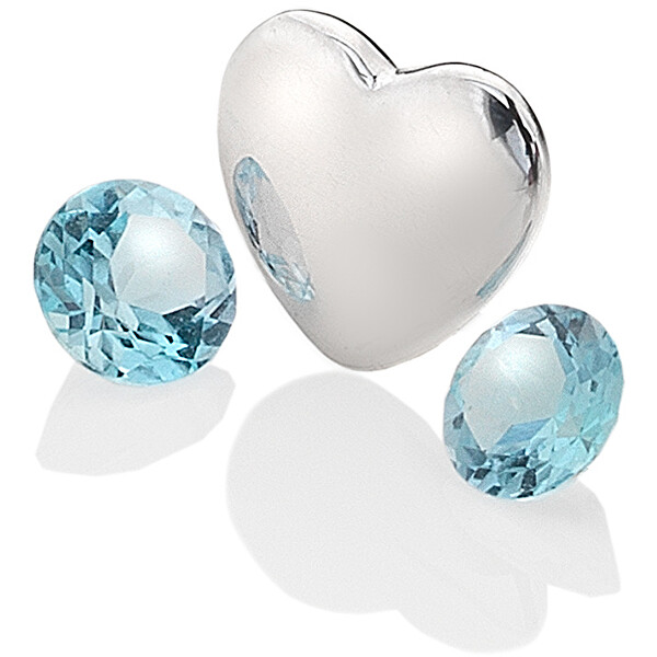 Hot Diamonds Element srdce s topazy Anais Prosinec EX131