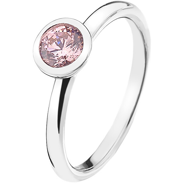 Hot Diamonds Stříbrný prsten Emozioni Scintilla Pink Compassion ER017 54 mm