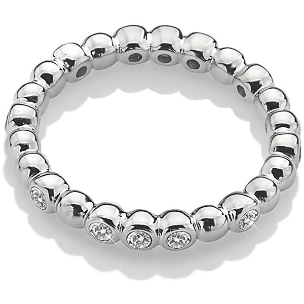 Hot Diamonds Třpytivý stříbrný prsten Emozioni ER024 50 mm