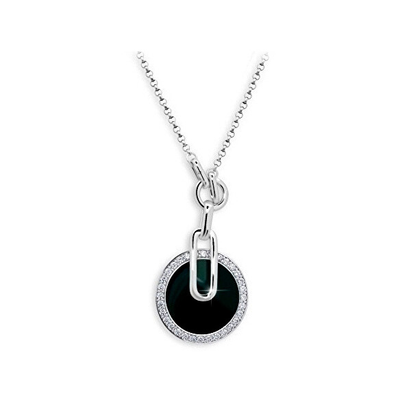 Modesi Originální stříbrný náhrdelník se zirkony JA51474CZ