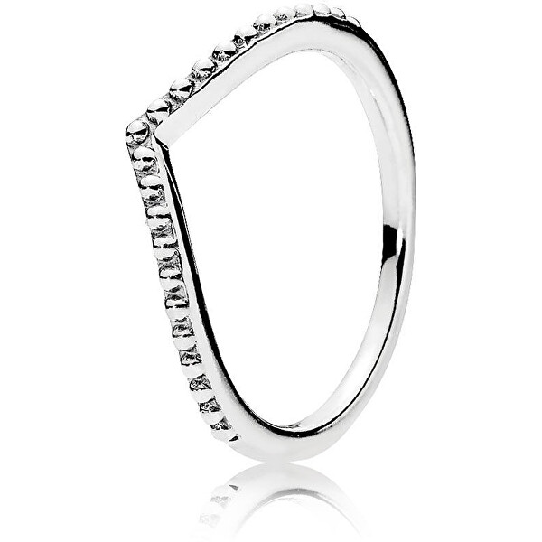 Pandora Stříbrný prsten s korálky 196315 52 mm