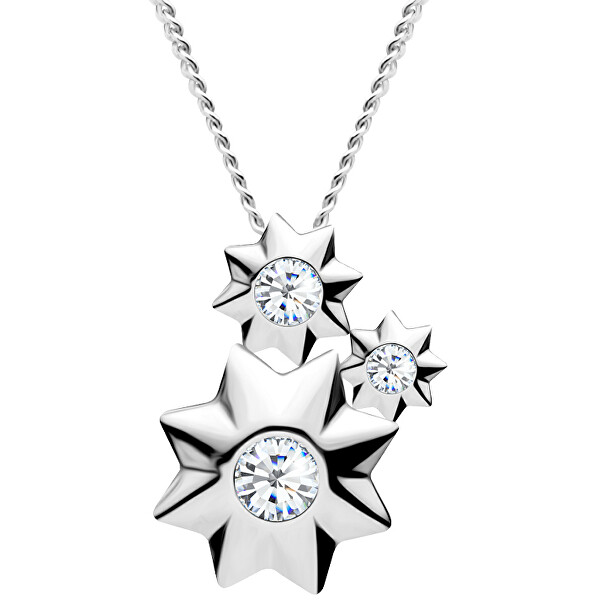 Preciosa Hvězdičkový  stříbrný náhrdelník Orion 5245 00 (řetízek, přívěsek)