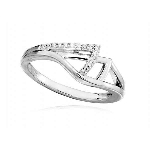 Silver Cat Stříbrný prsten s čirými zirkony SC370 56 mm