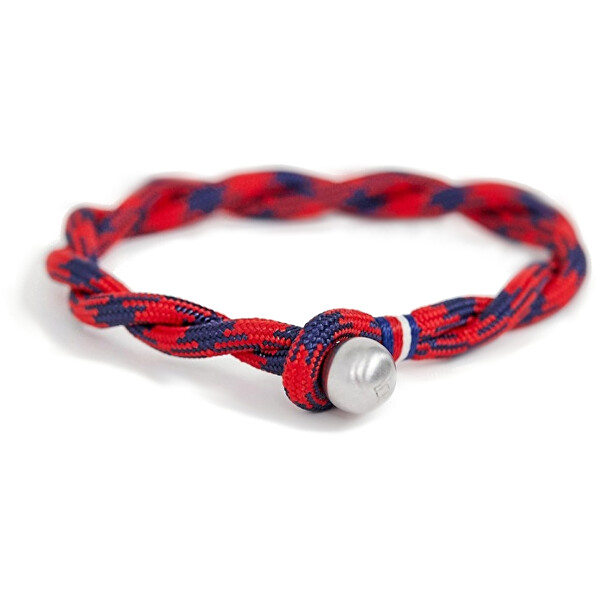 Tommy Hilfiger Trendy modro-červený nylonový náramek TH2790048
