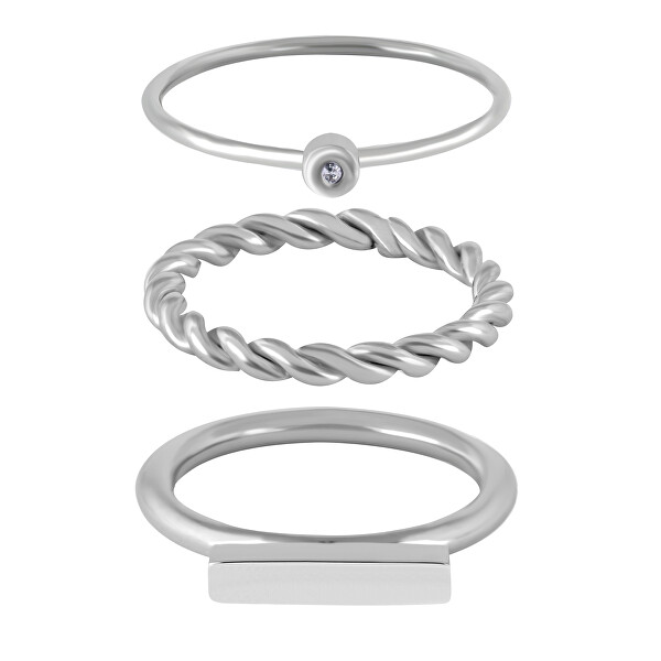 Troli Moderní sada ocelových prstenů 56 mm
