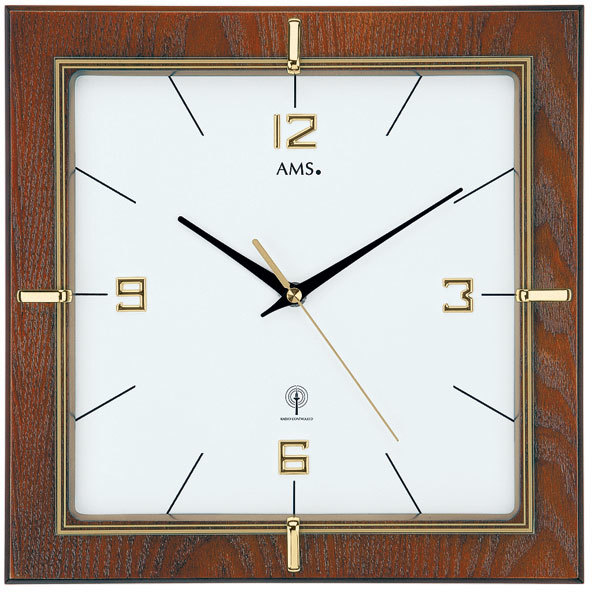 AMS Design Rádiově řízené nástěnné hodiny 5834