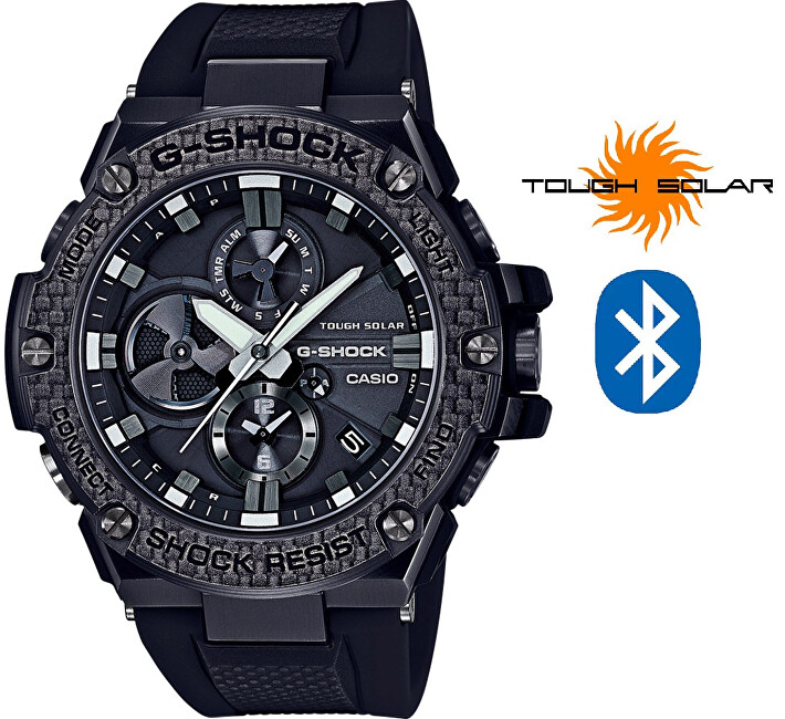 Casio G-Shock GST-B100X-1AER Bluetooth Solar Carbon