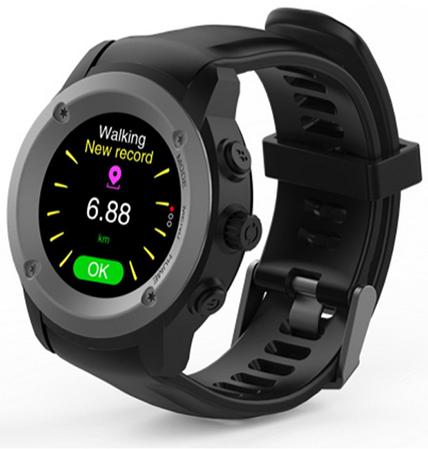 Cube1 GPS Sportwatch Tarnish Black