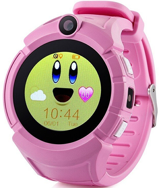 CEL-TEC GW600 dětské hodinky s GPS růžové