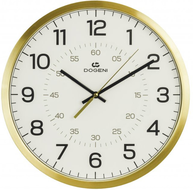 DOGENI Nástěnné hodiny s tichým chodem WNM008GD