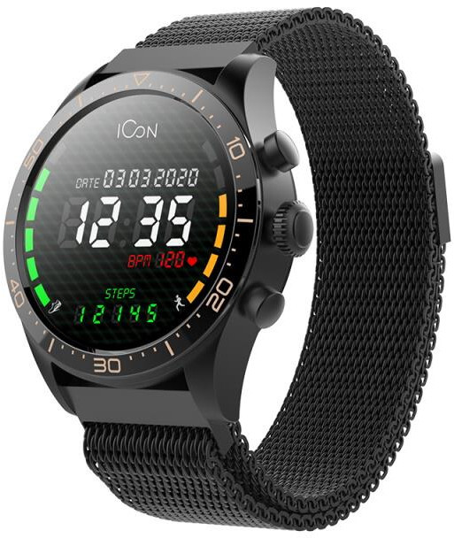 Forever Chytré hodinky Forever Icon AW-100 AMOLED černé