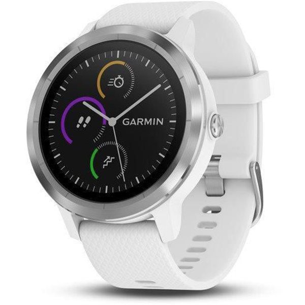 Garmin VívoActive3 Optic Silver/White band