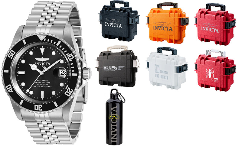 Invicta VÝHODNÝ SET Automatic Pro Diver 29178 + stylový kufr + cestovní láhev