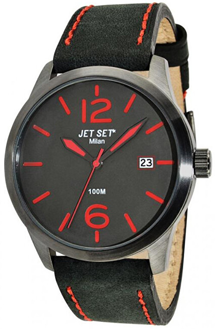 Jet Set Analogové hodinky Milan J6380G-237 s vodotěsností 10 ATM