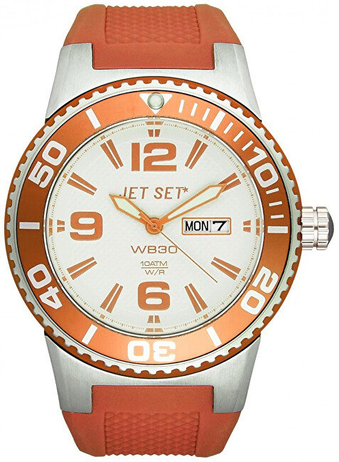 Jet Set Analogové hodinky WB30 J55454-05 s vodotěsností 10 ATM