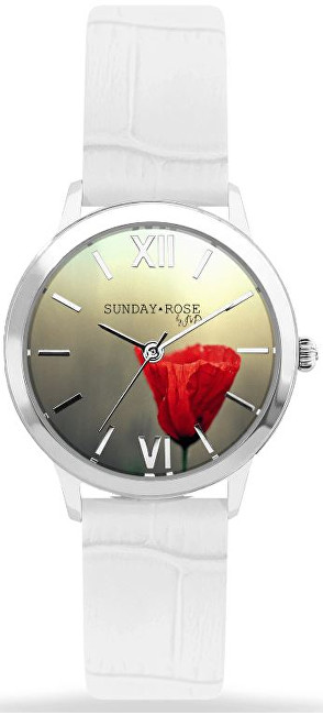 JVD Sunday Rose Darling POPPY WHITE SUN-D04