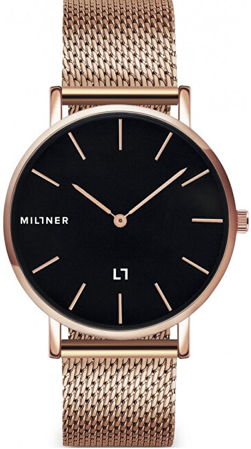 Millner Mayfair Rose Black 39 mm