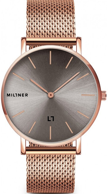 Millner Mayfair Rose Graphite 39 mm