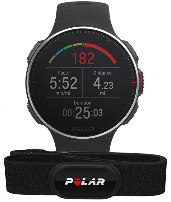 Polar VANTAGE V HR Titan - černý + Hrudní pás