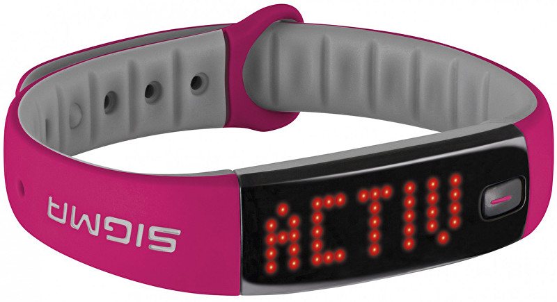 Sigma Fitness náramek Activo Pink