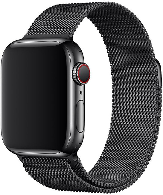 Apple Apple Watch řemínek - milánský tah 40 mm černý - SLEVA I