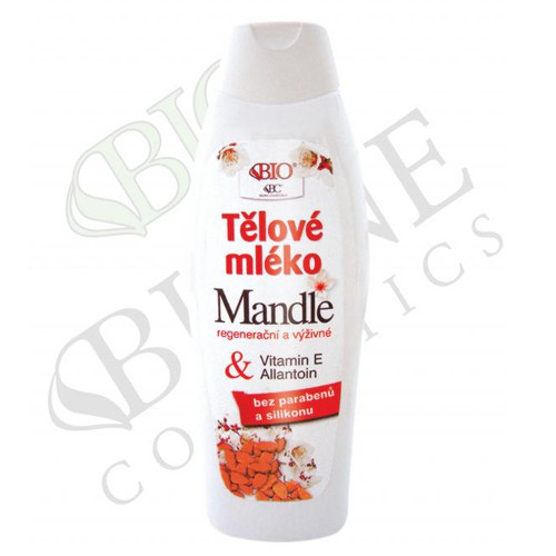 Bione Cosmetics Výživné tělové mléko Mandle s allantoinem a vitamínem E 500 ml