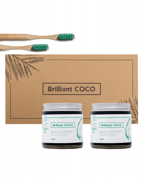 Brilliantcoco Dárkový set péče o zuby Zero Waste