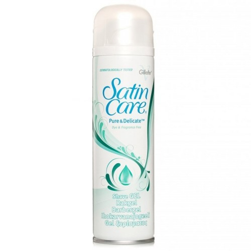 Gillette Gel na holení Satin Care Pure & Delicate (Shave Gel) 200 ml
